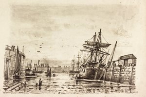 Tyne Dock Gut (blekk på papir)